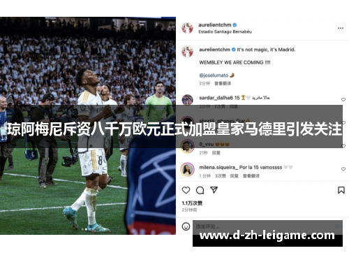 琼阿梅尼斥资八千万欧元正式加盟皇家马德里引发关注